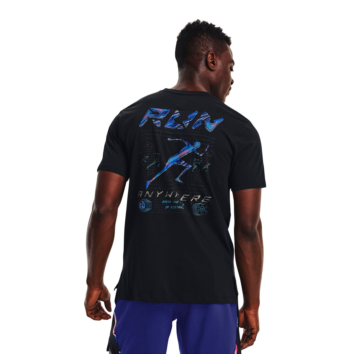 Camiseta Running Hombre Color Negro-3
