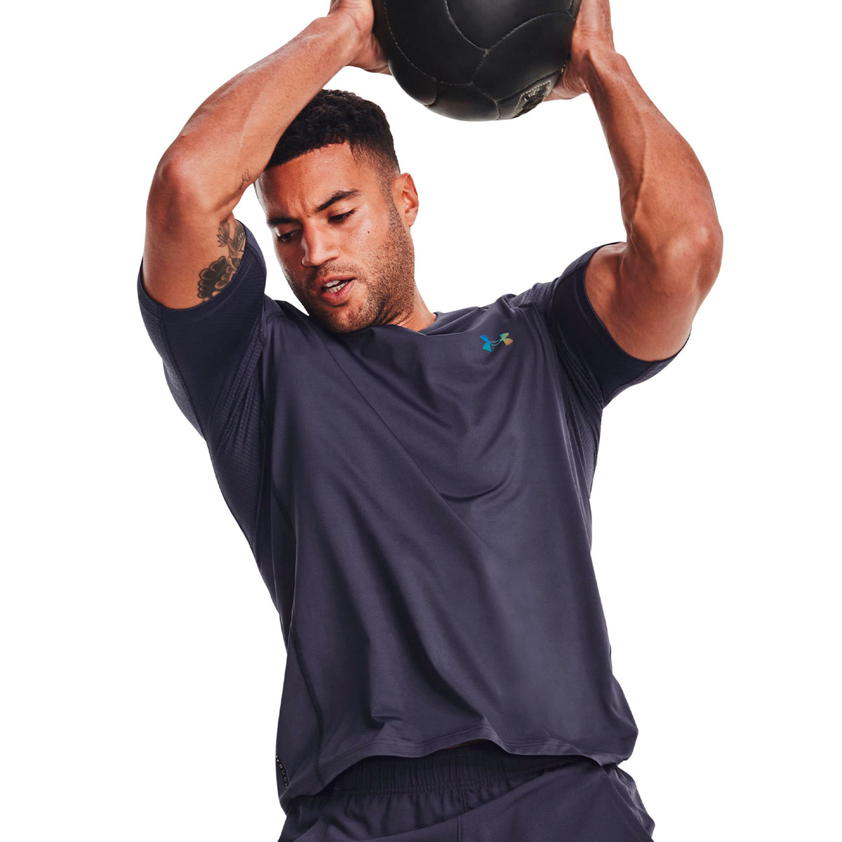 Camiseta Fútbol Hombre Color Gris-3