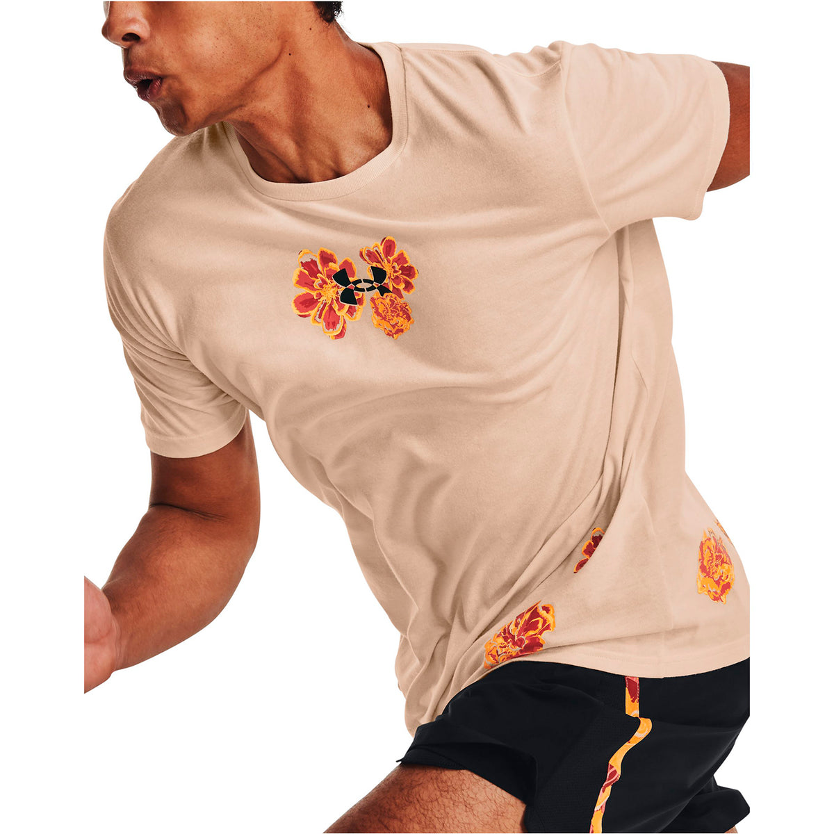 Camiseta Running Hombre Color Naranja-4