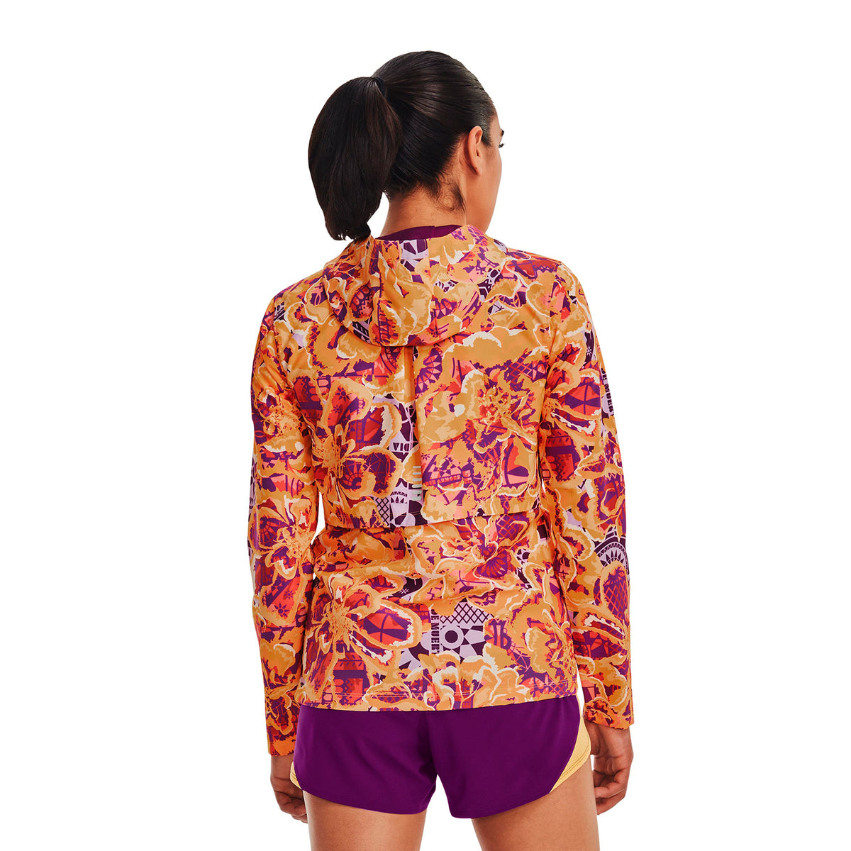 Chaqueta Running Mujer Color Naranja-4