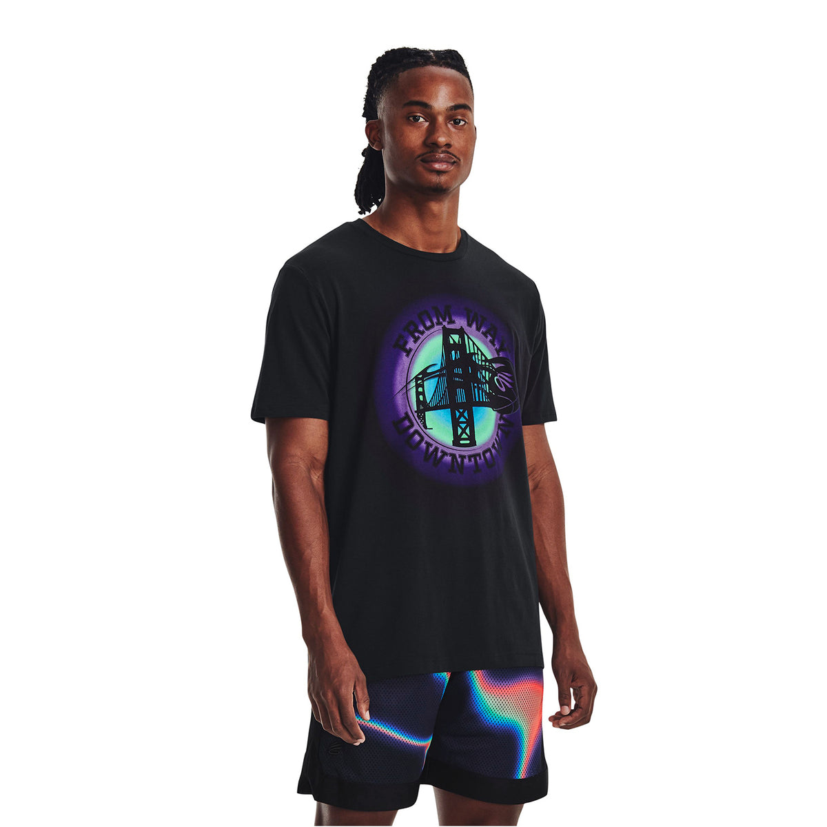 Camiseta Basketball Hombre Color Negro-3