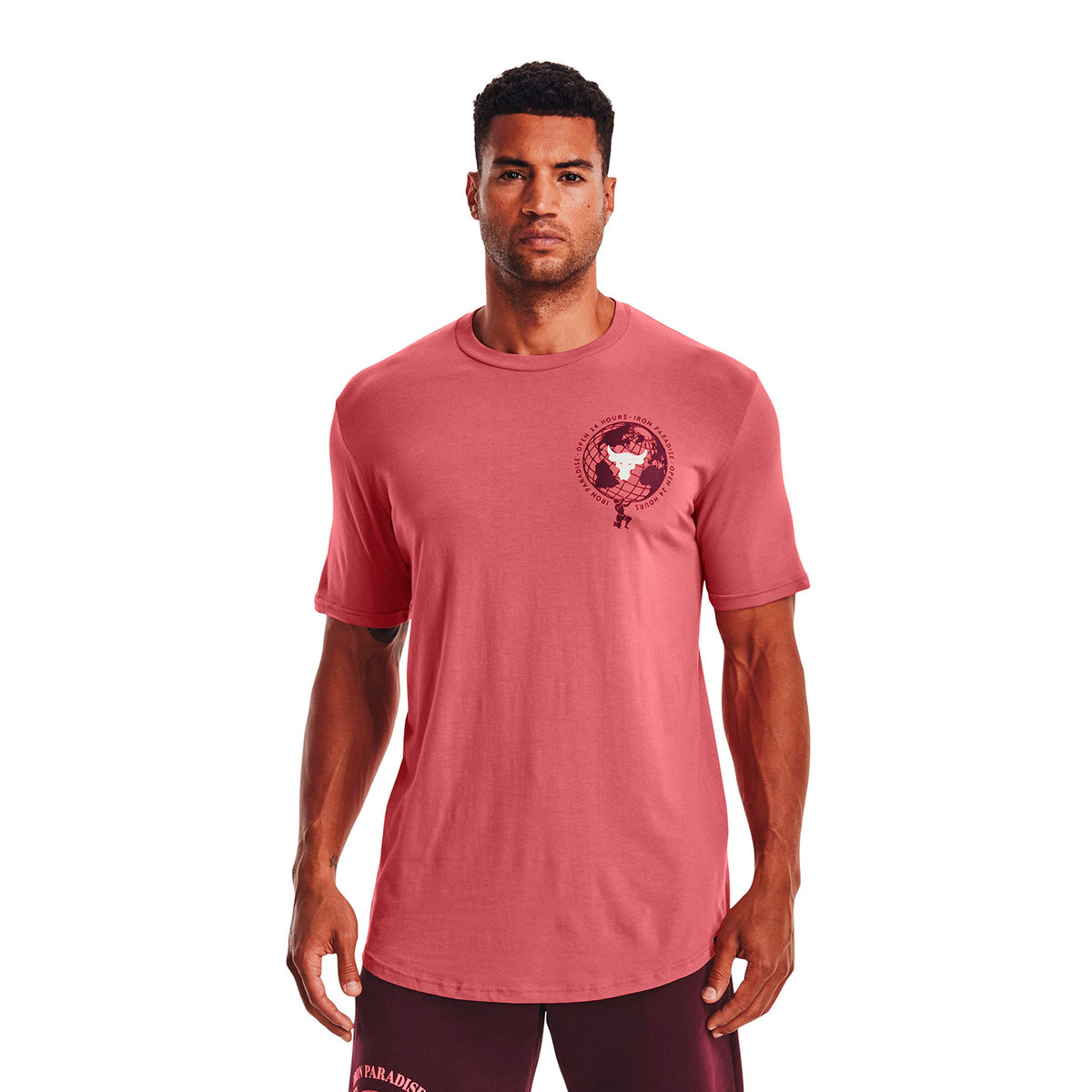 Camiseta Training Hombre Color Rosado-3
