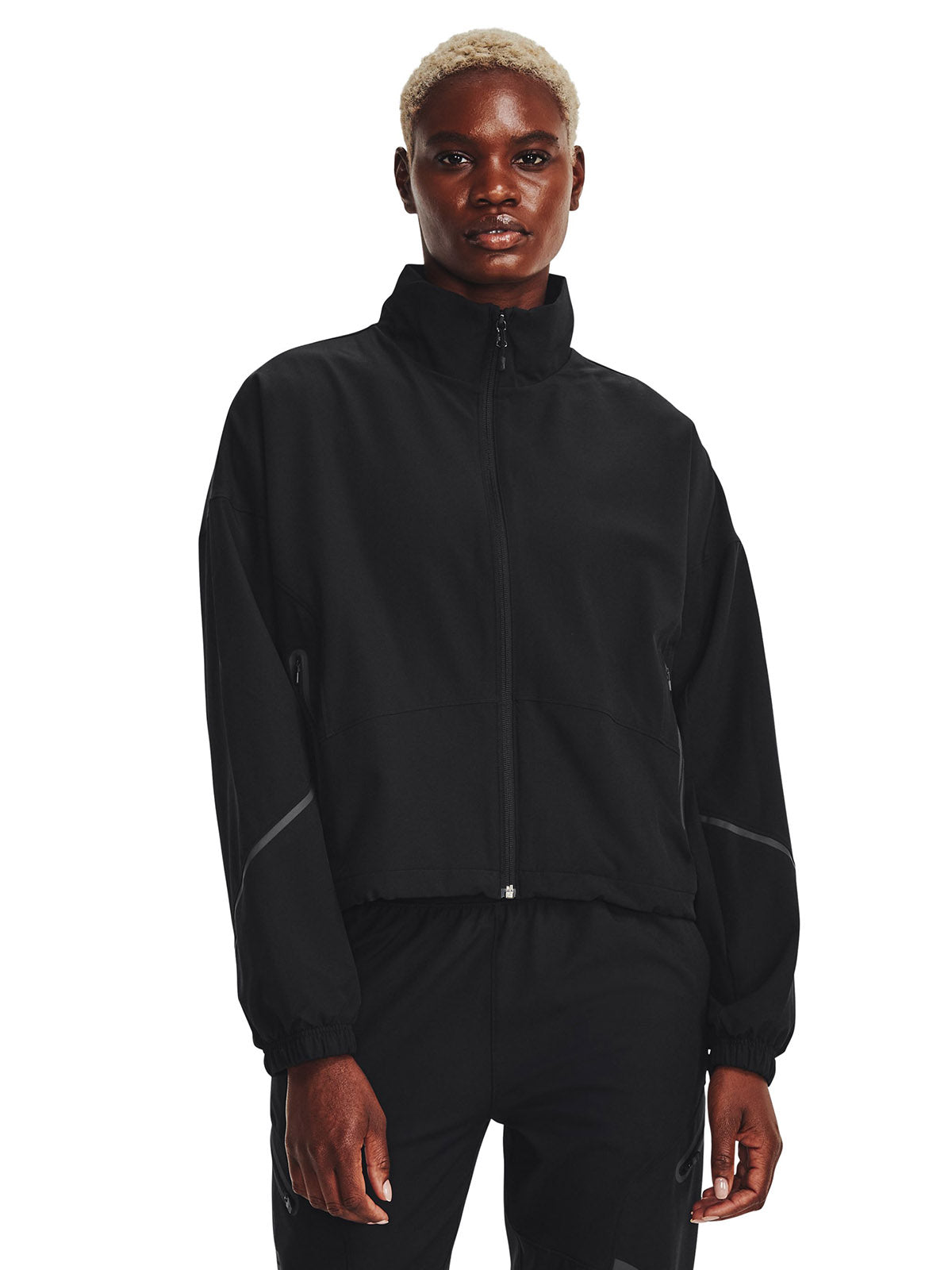 Chaqueta Training Mujer Color Negro-3