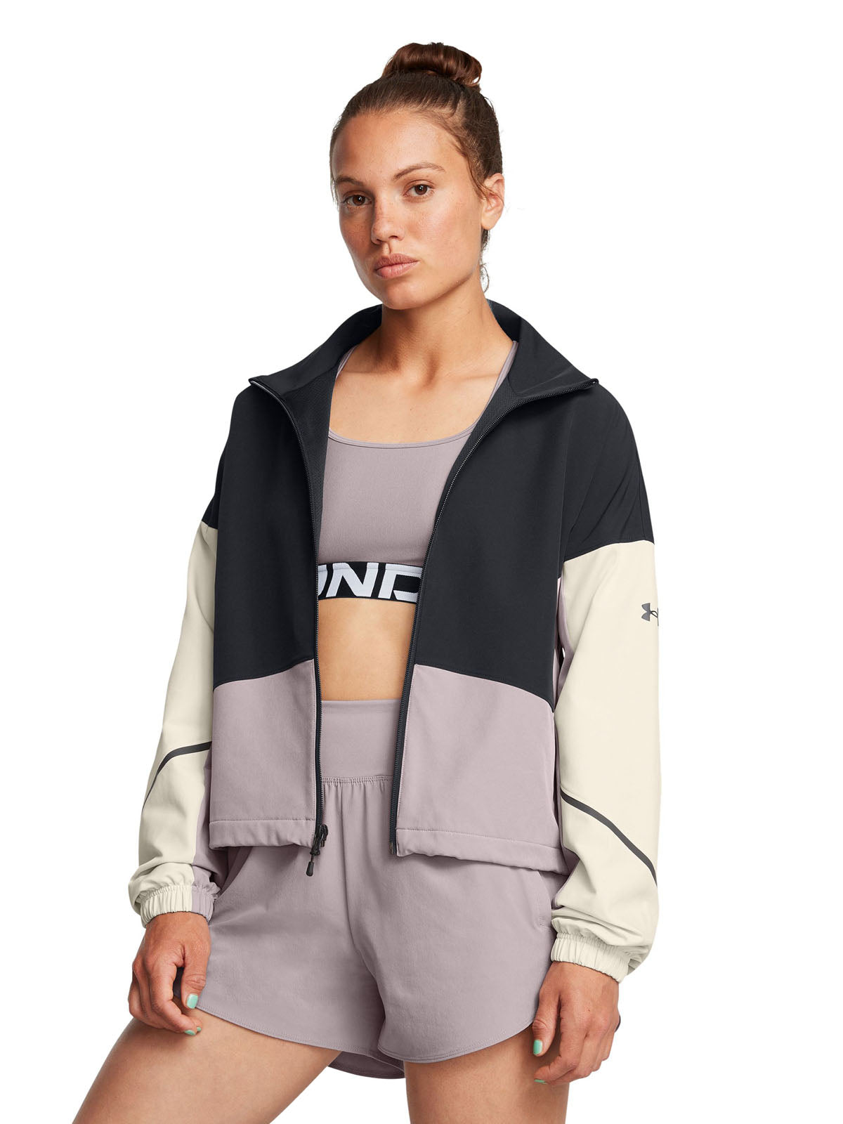 Chaqueta Training Mujer Color Negro-3