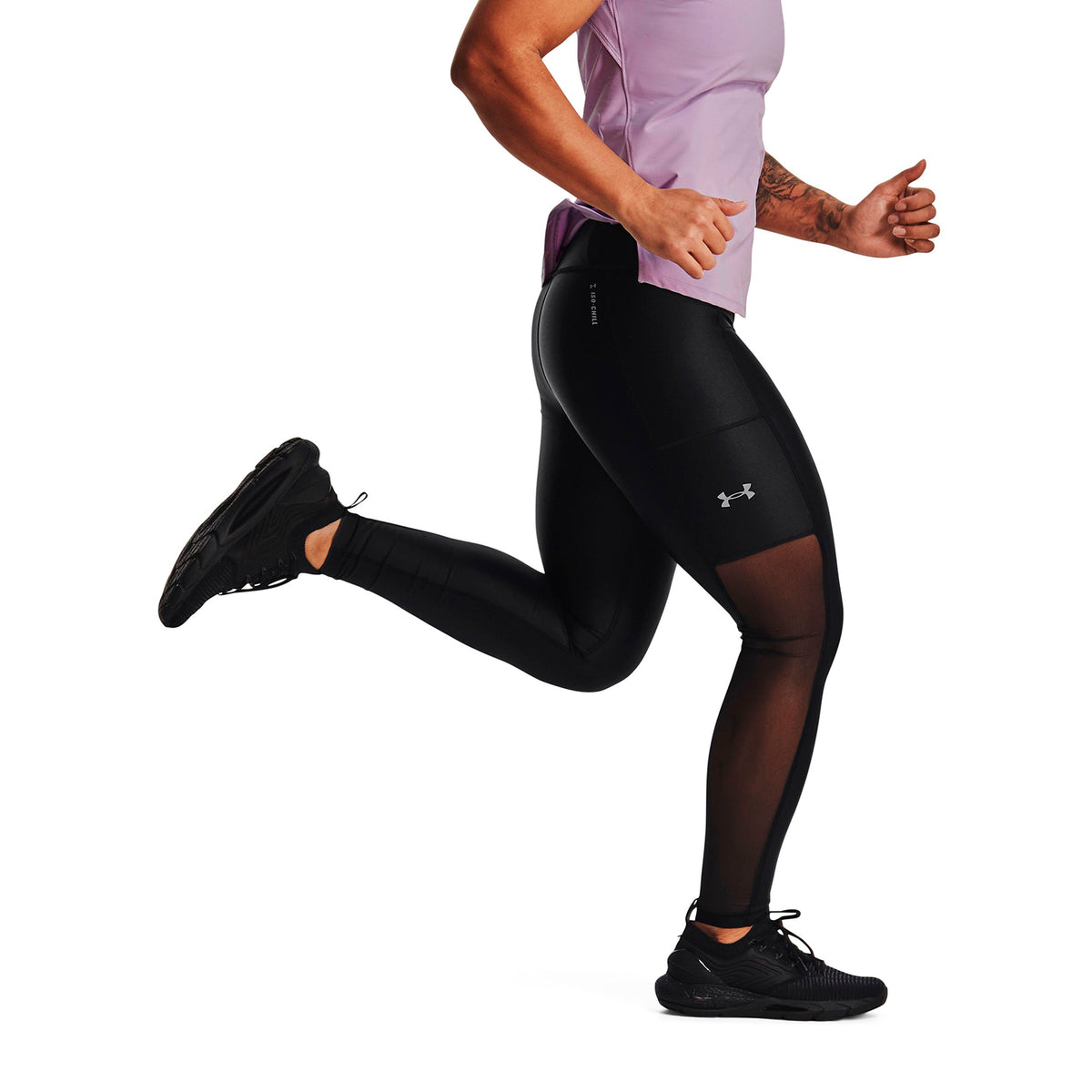 Leggings Running Mujer Color Negro-3