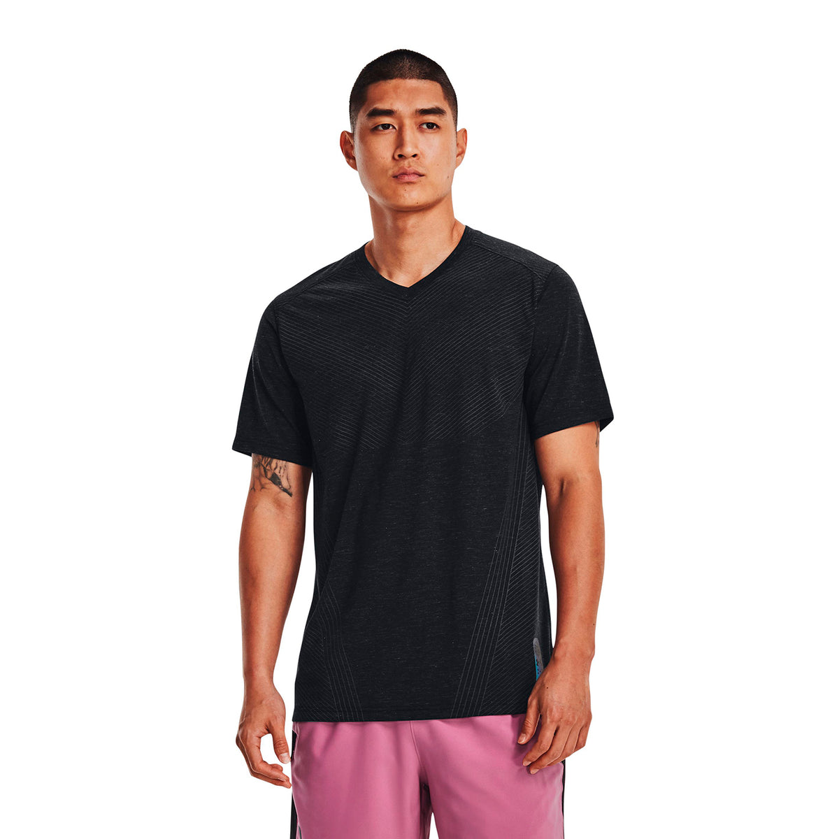 Camiseta Running Hombre Color Negro-3
