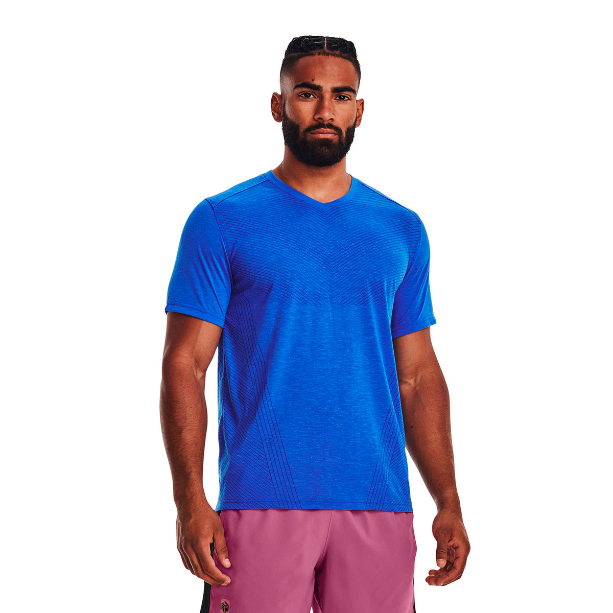 Camiseta Running Hombre Color Azul-3