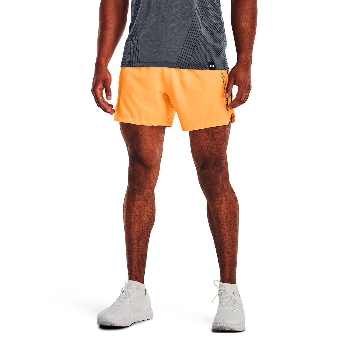 Short Fútbol Hombre Color Naranja-3