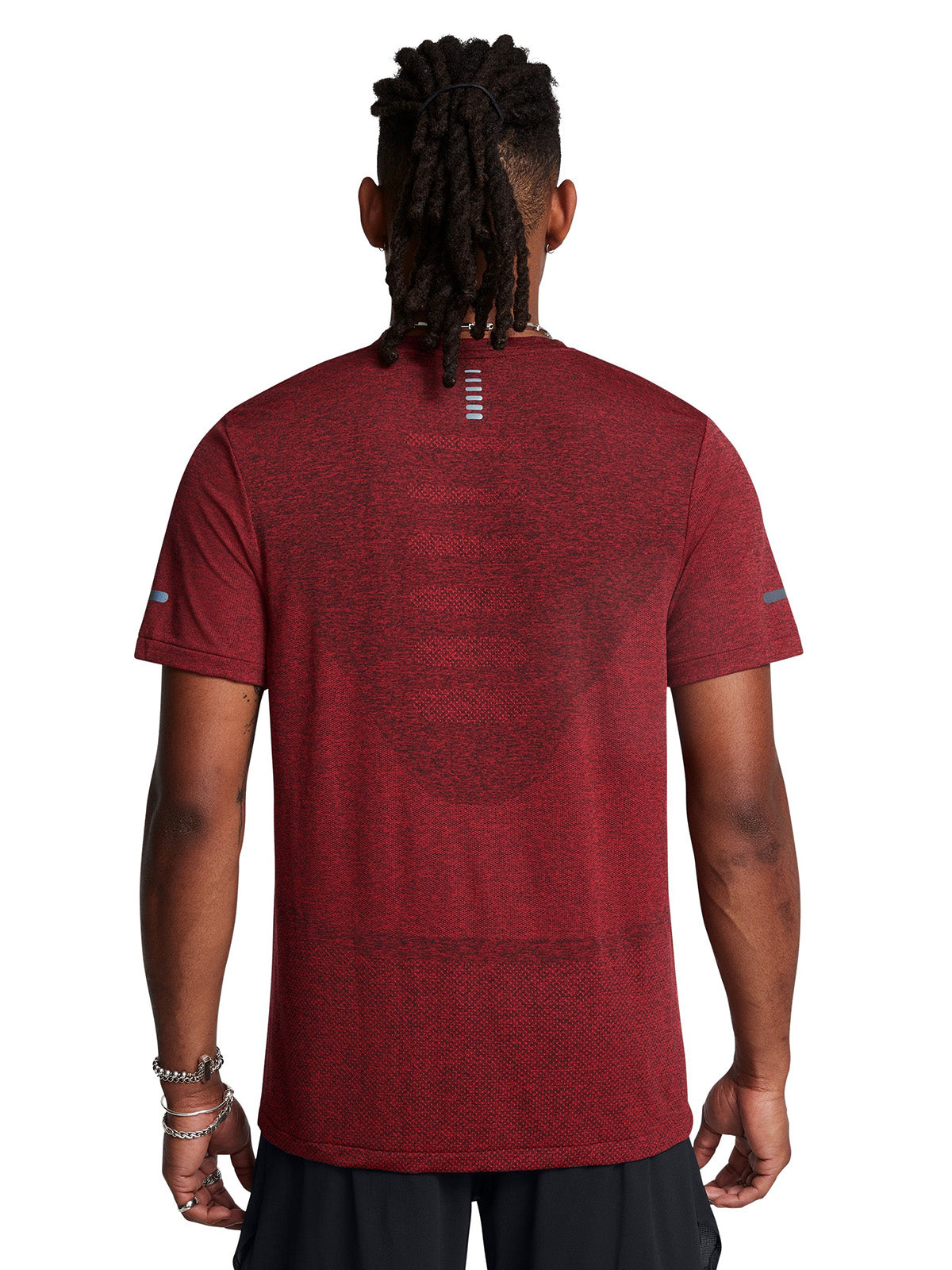 Camiseta Running Hombre Color Rojo-4
