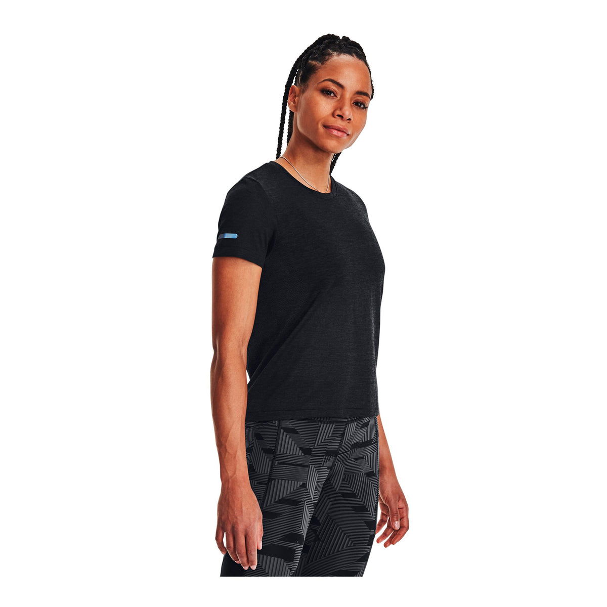 Camiseta Fútbol Mujer Color Negro-3