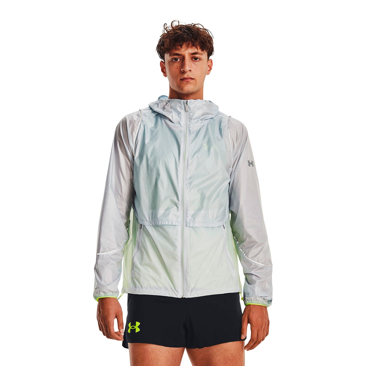 Chaqueta Running Hombre Color Gris-3