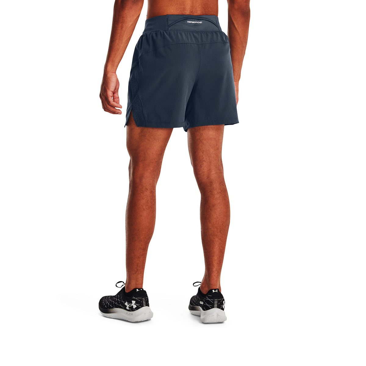 Short Running Hombre Color Gris-4