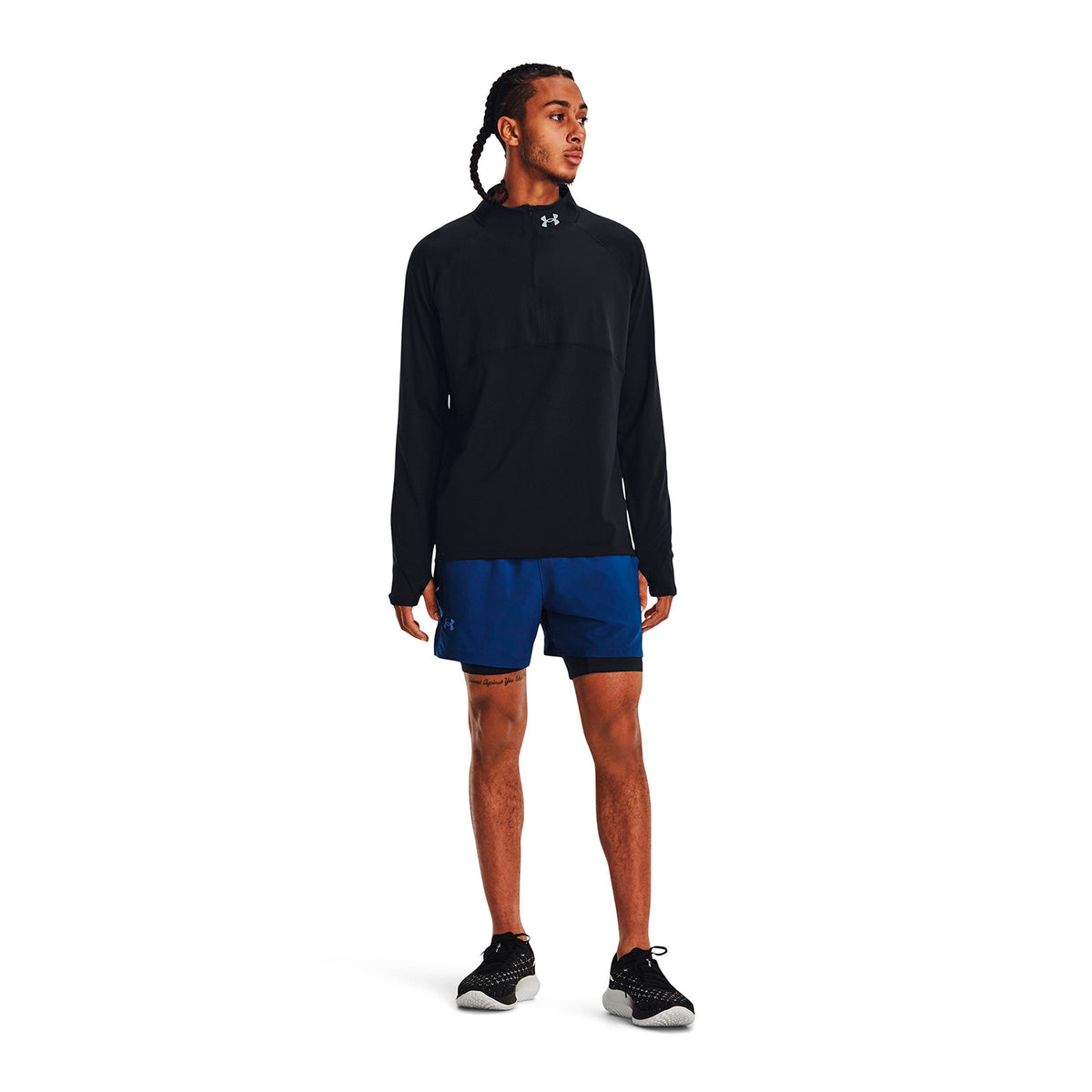 Short Running Hombre Color Azul-3