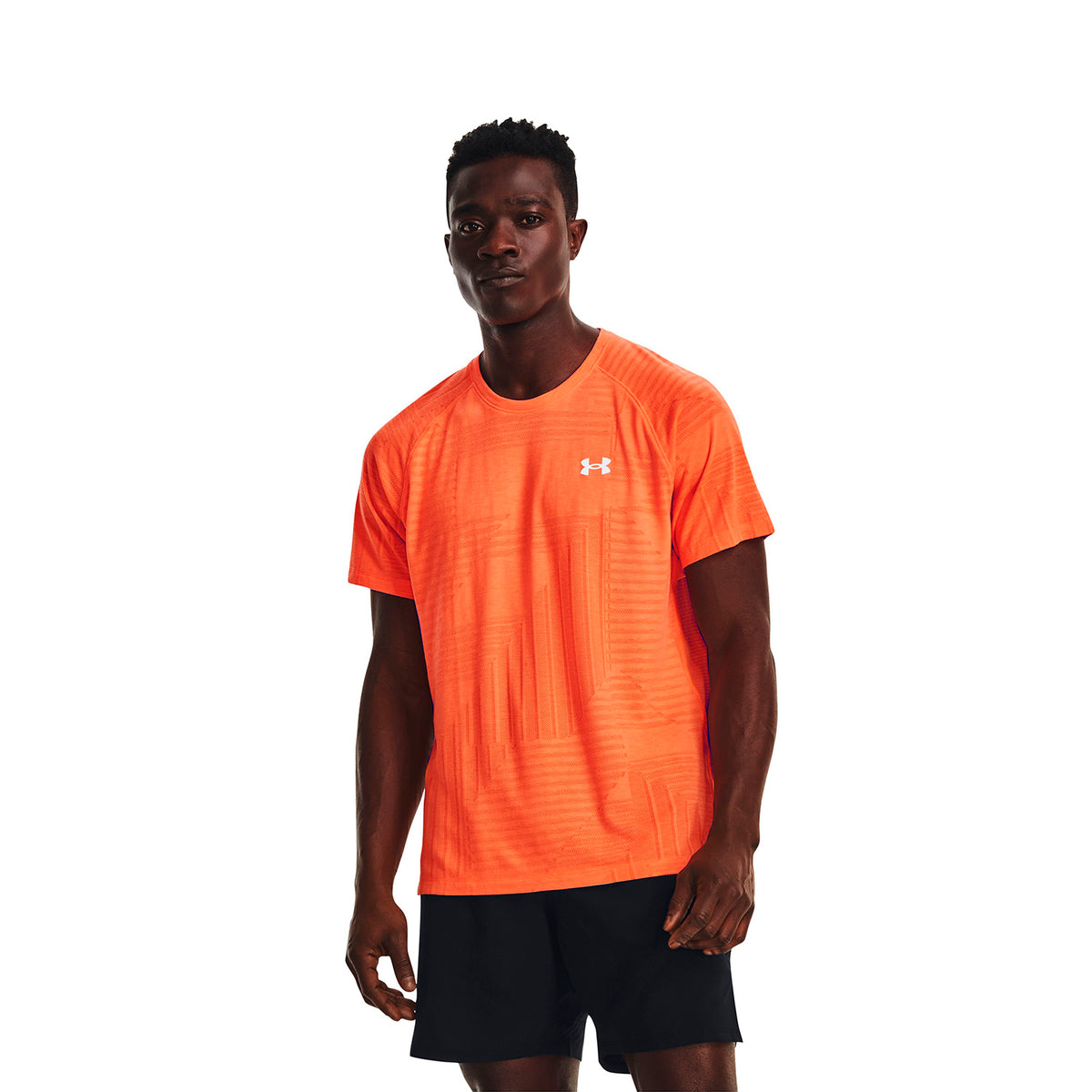 Camiseta Fútbol Hombre Color Naranja-3