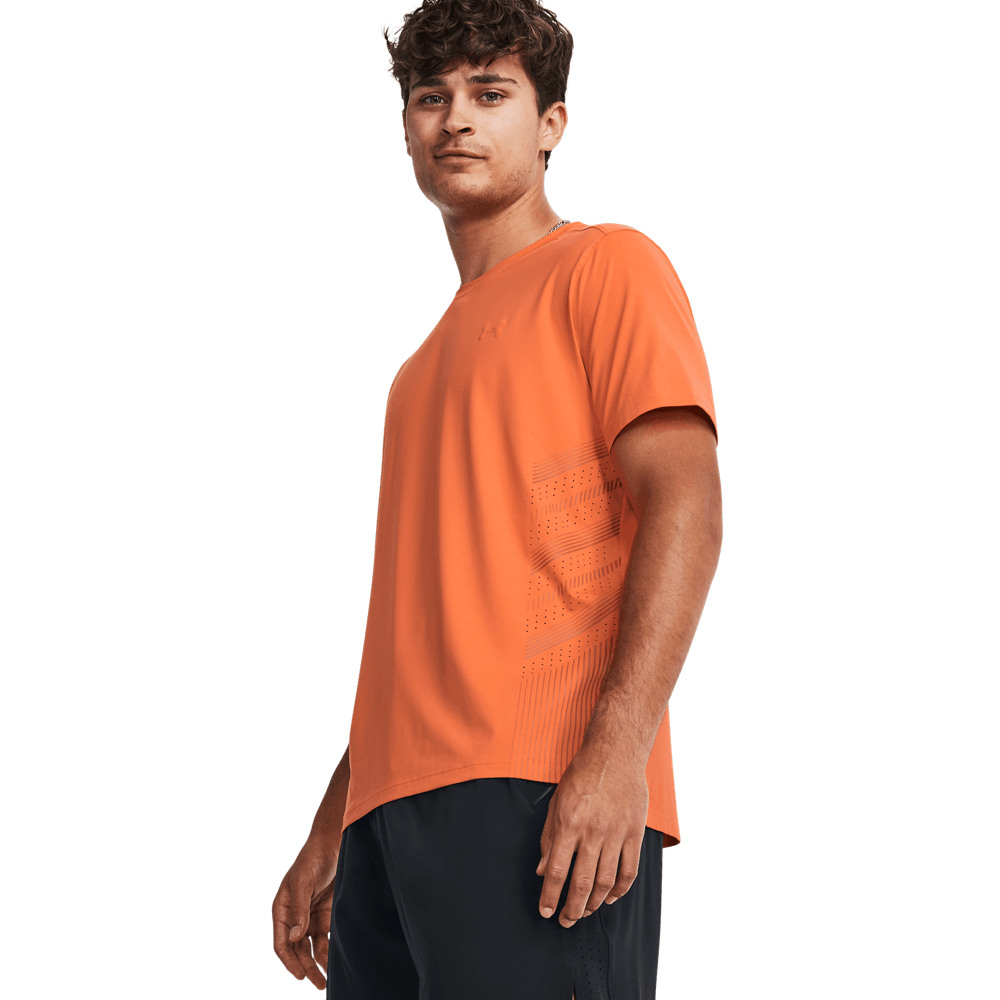 Camiseta Running Hombre Color Naranja