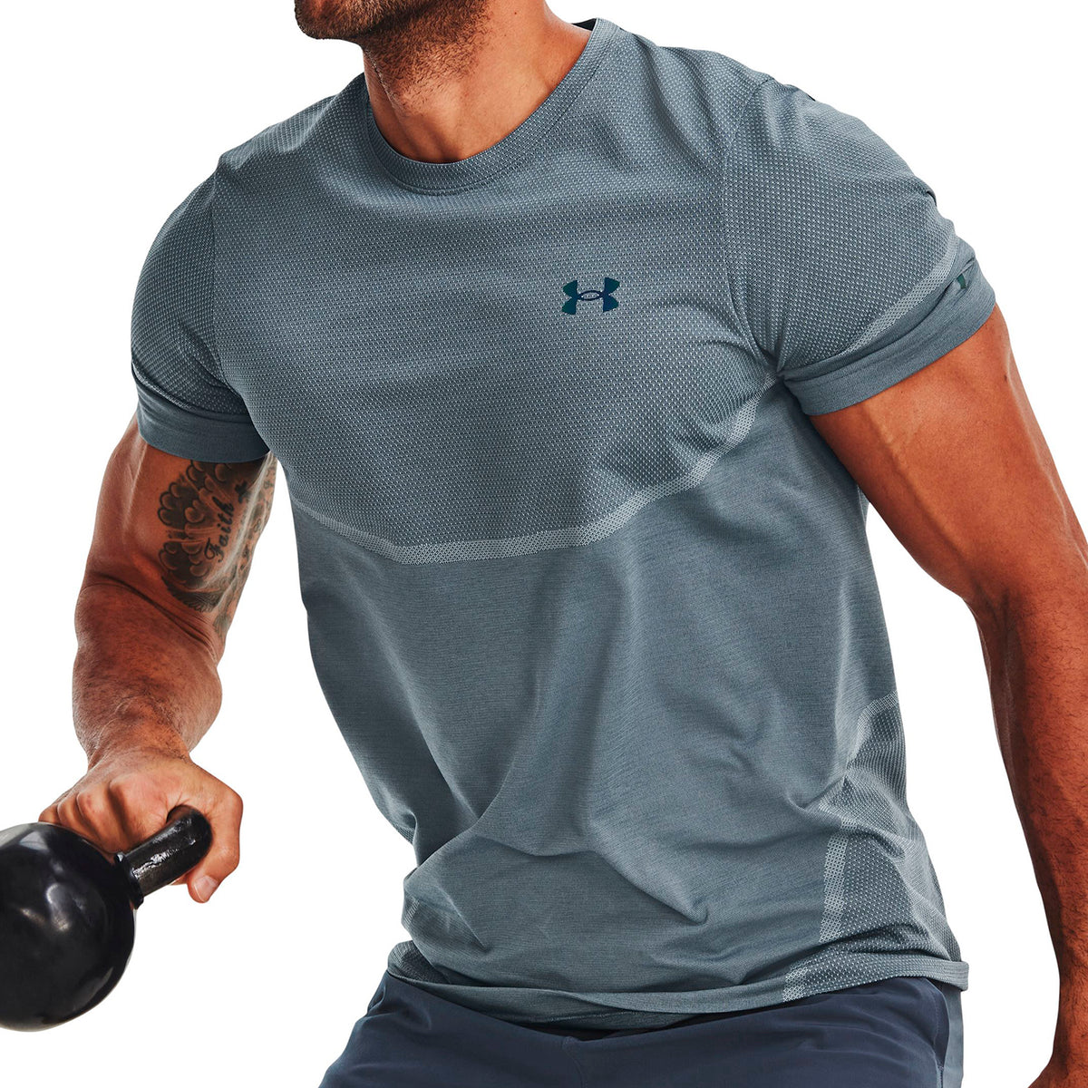 Camiseta Fútbol Hombre Color Azul-3