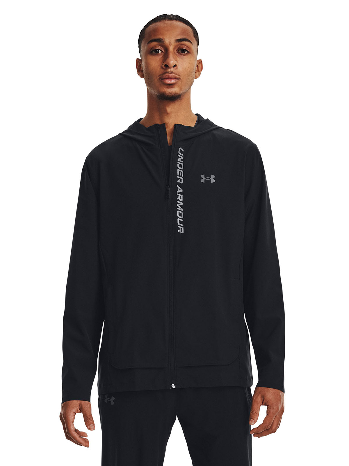 Chaqueta Running Hombre Color Negro-3
