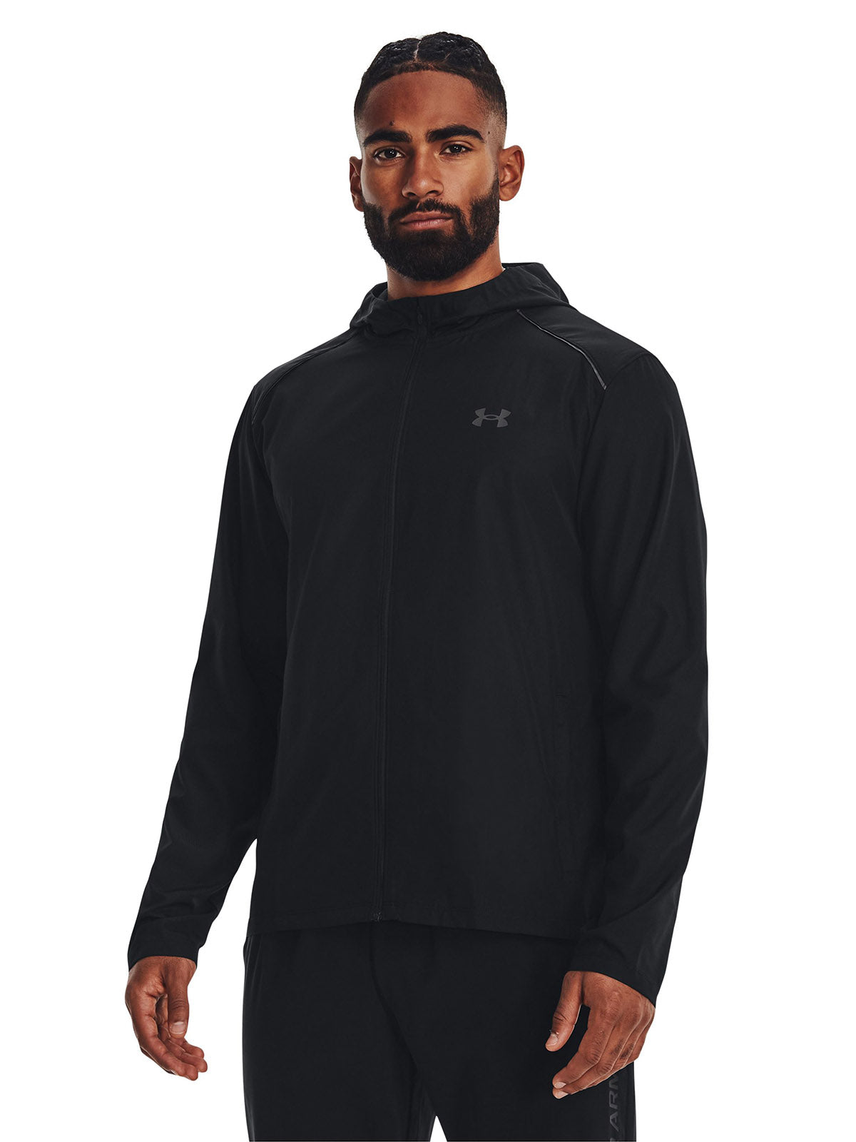 Chaqueta Running Hombre Color Negro-3