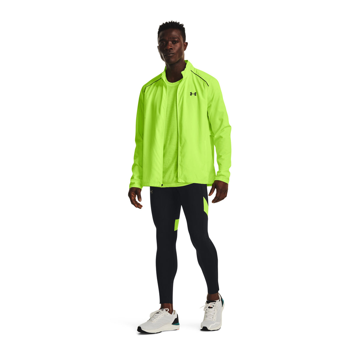 Chaqueta Running Hombre Color Verde-3