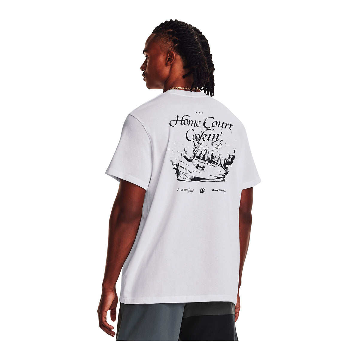 Camiseta Basketball Hombre Color Blanco-4