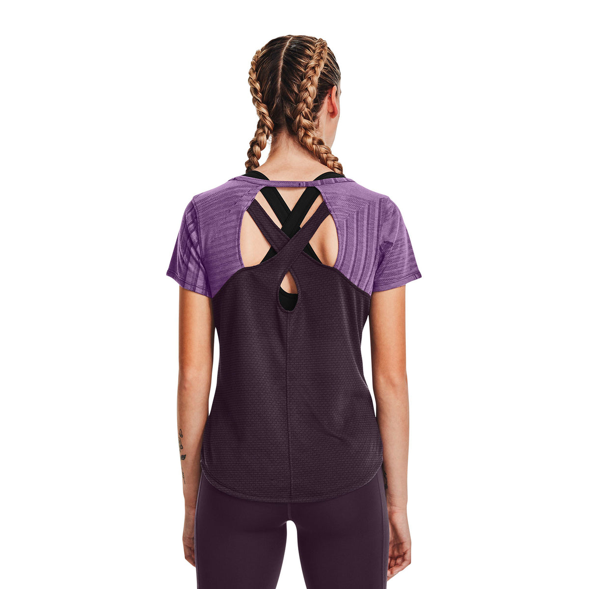 Camiseta Running Mujer Color Morado-4