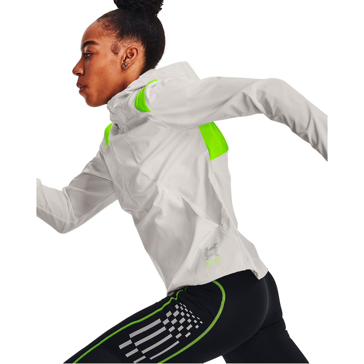 Chaqueta Running Mujer Color Gris-3