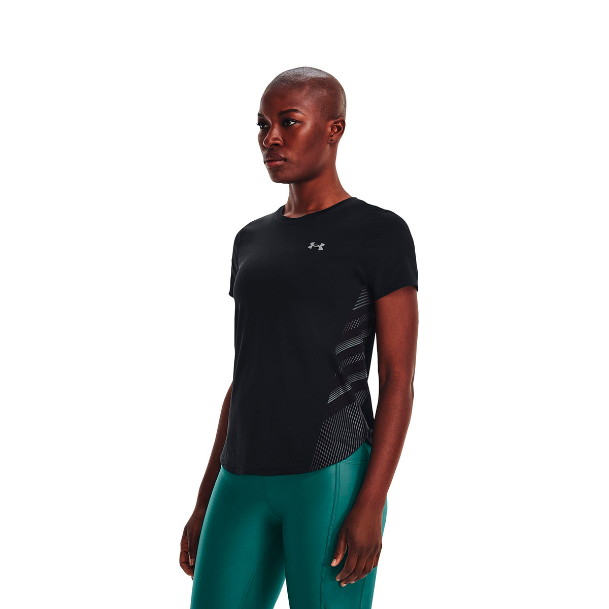 Camiseta Fútbol Mujer Color Negro-3