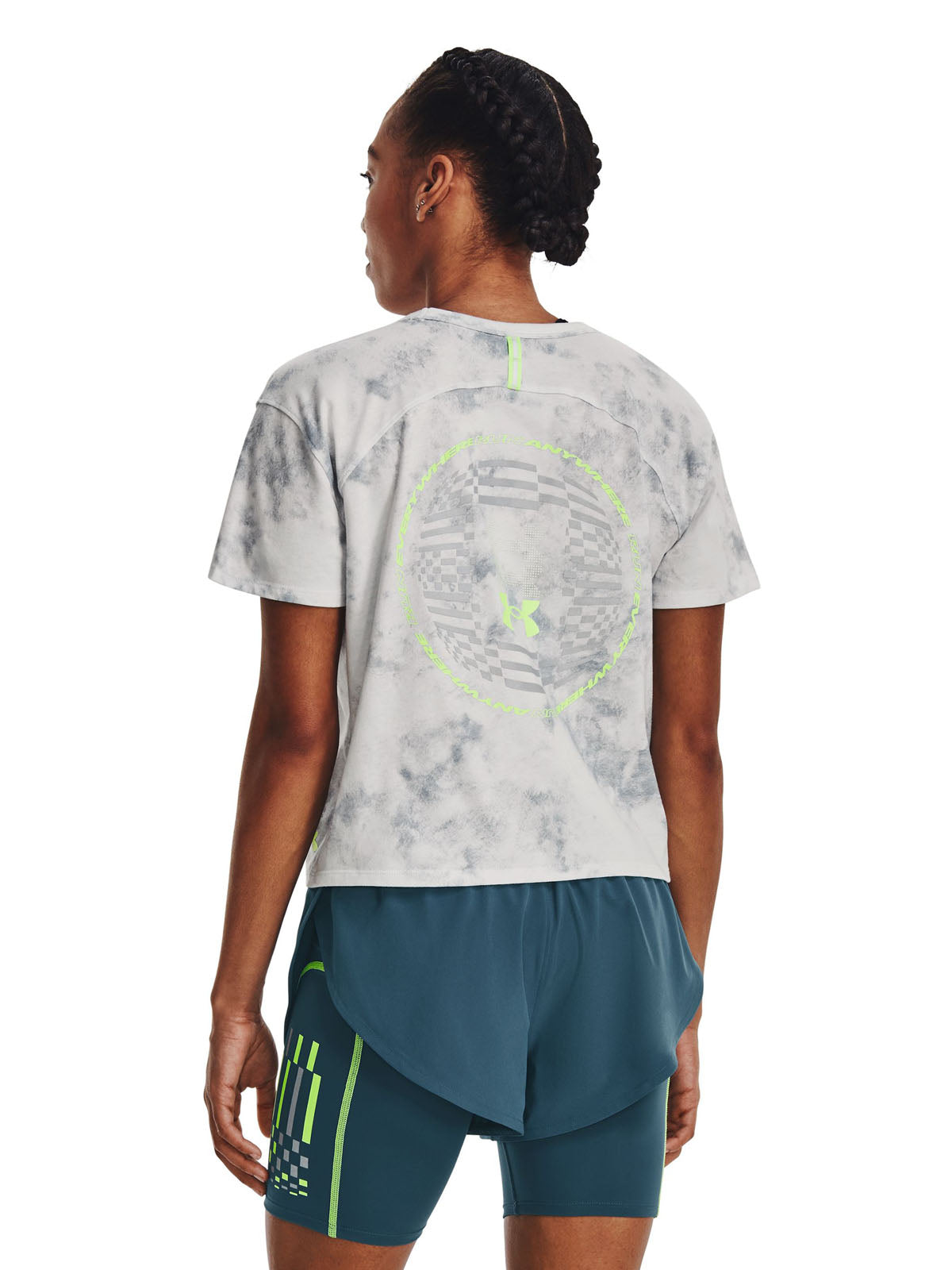 Camiseta Running Mujer Color Gris-3