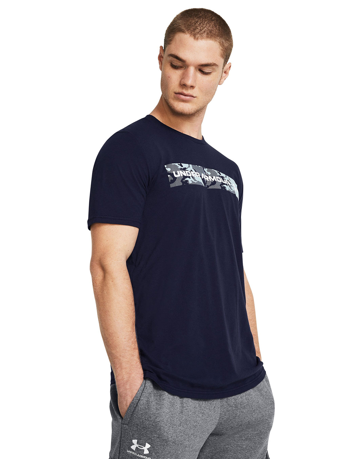 Camiseta Training Hombre Color Azul-3