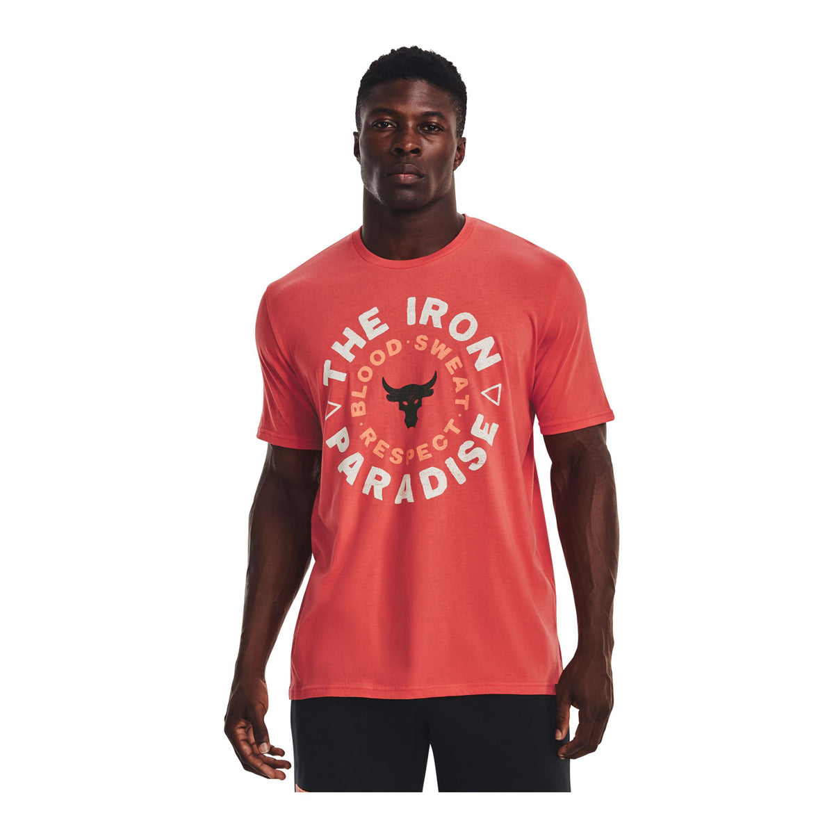 Camiseta Training Hombre Color Naranja-3