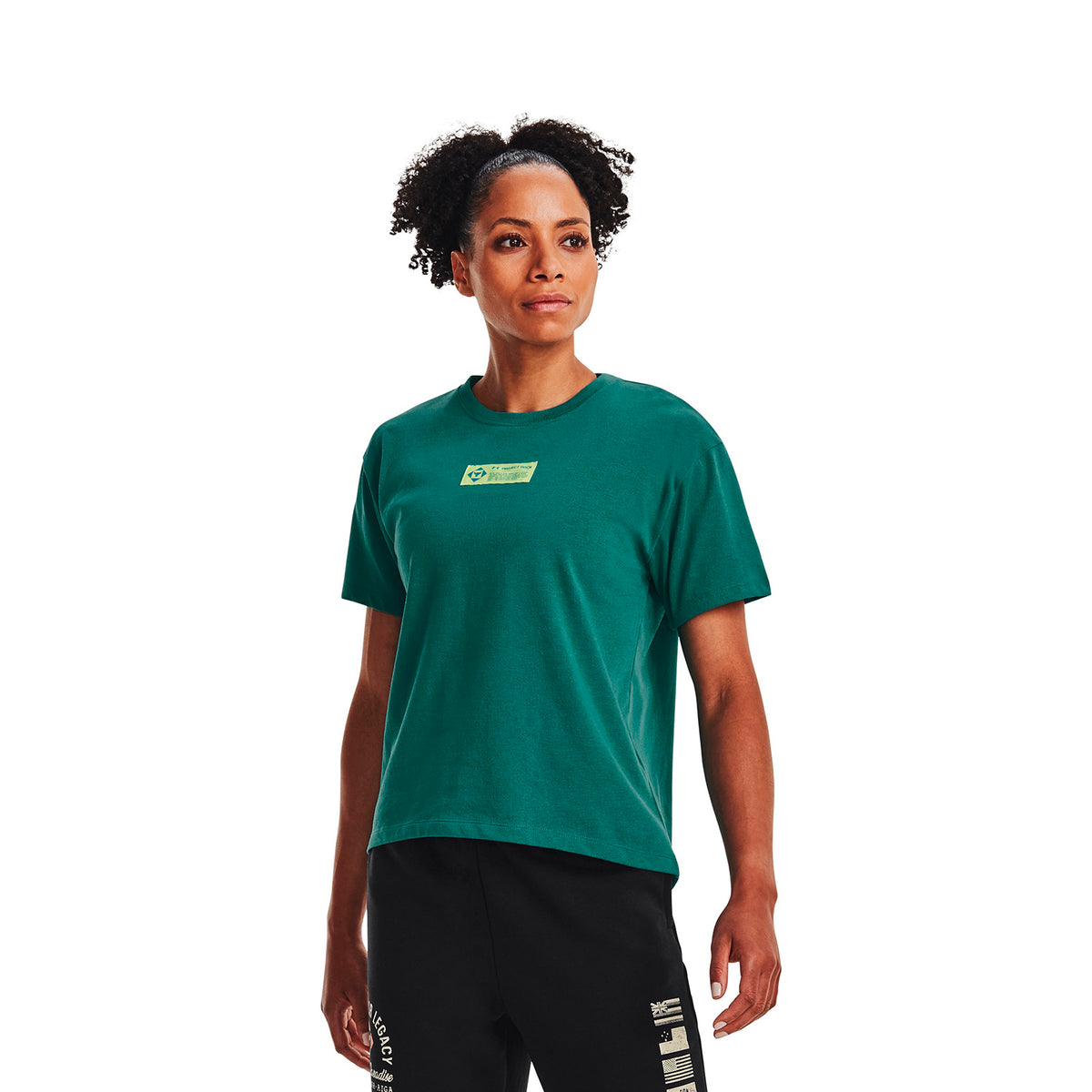 Camiseta Training Mujer Color Verde-3