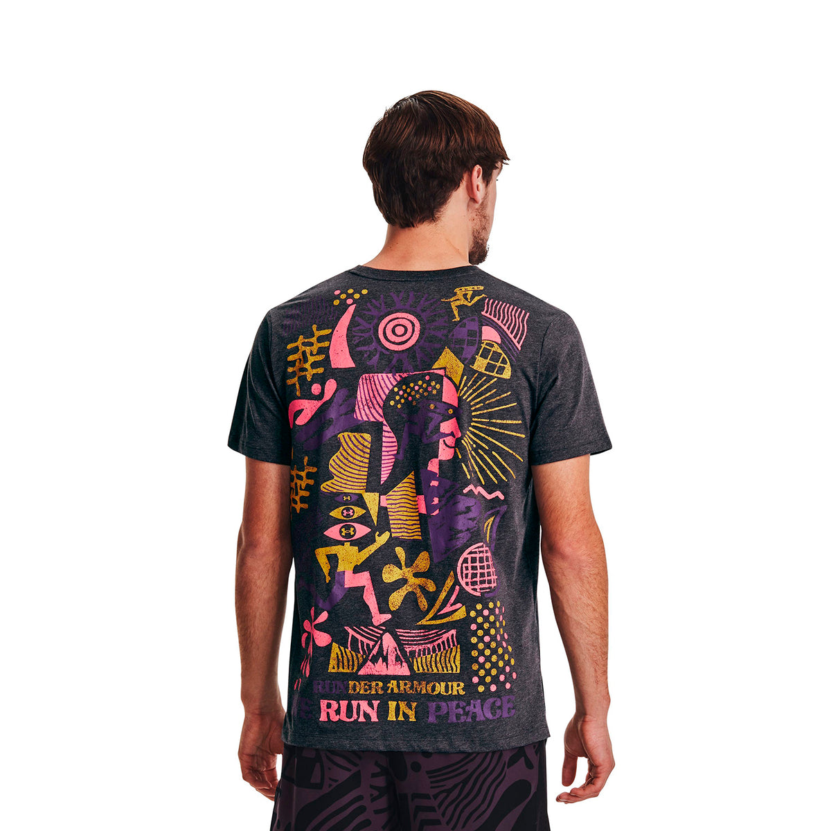 Camiseta Running Hombre Color Negro-3