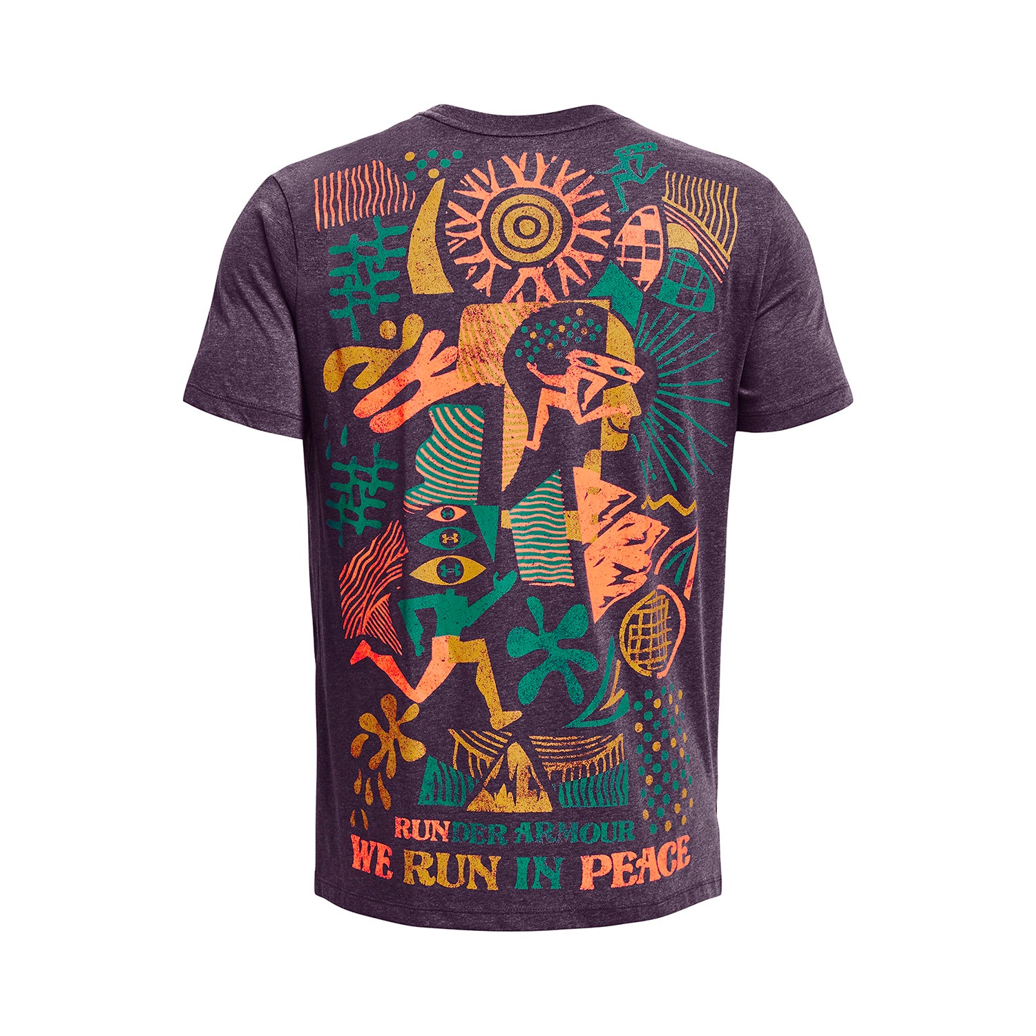 Camiseta Running Hombre Color Morado-2