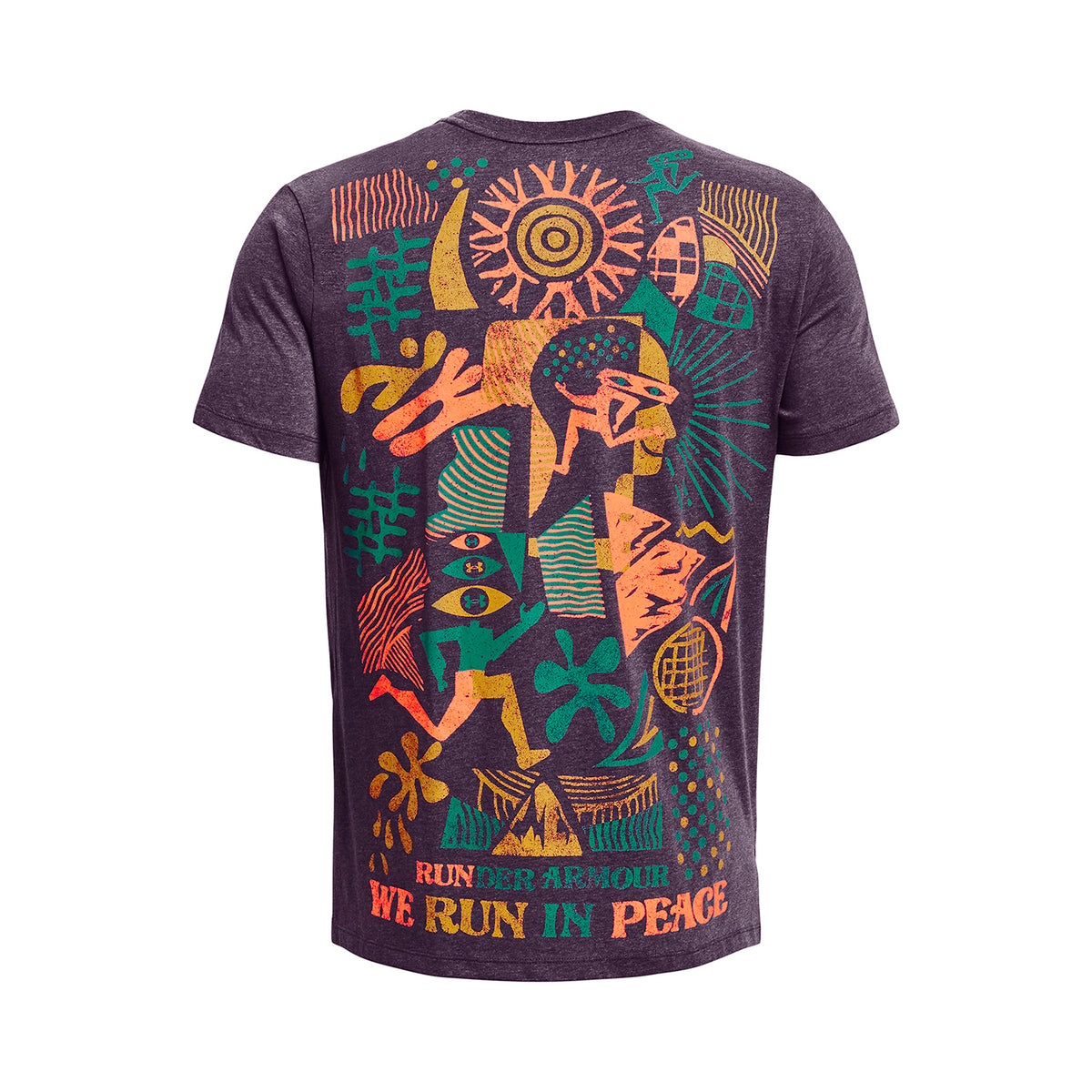 Camiseta Running Hombre Color Morado-2