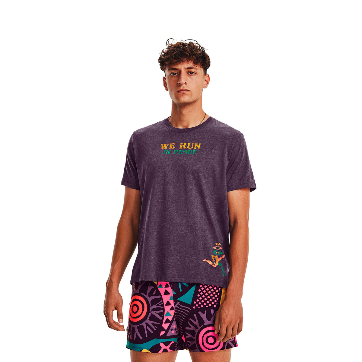 Camiseta Running Hombre Color Morado-4