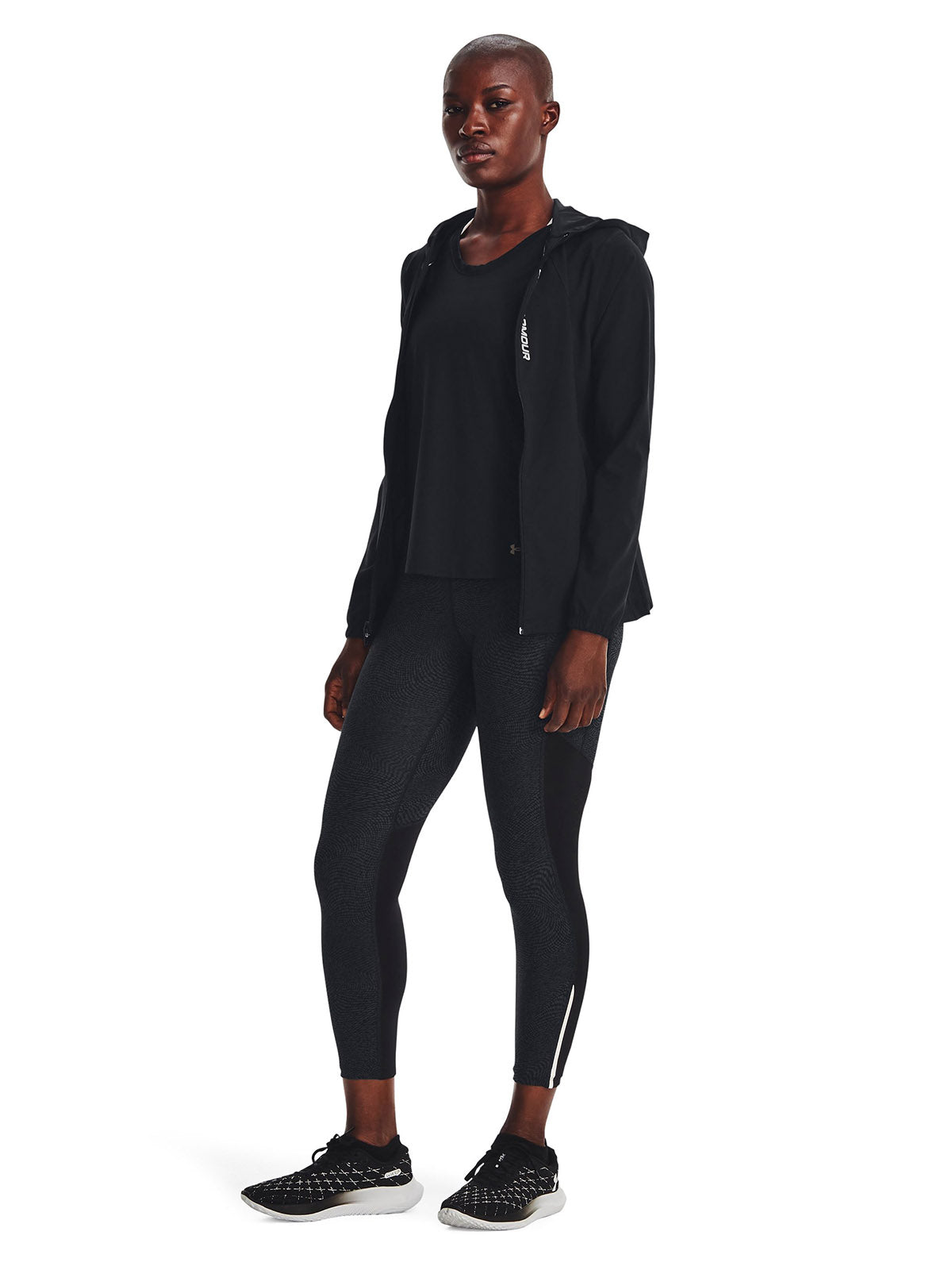 Chaqueta Running Mujer Color Negro-5