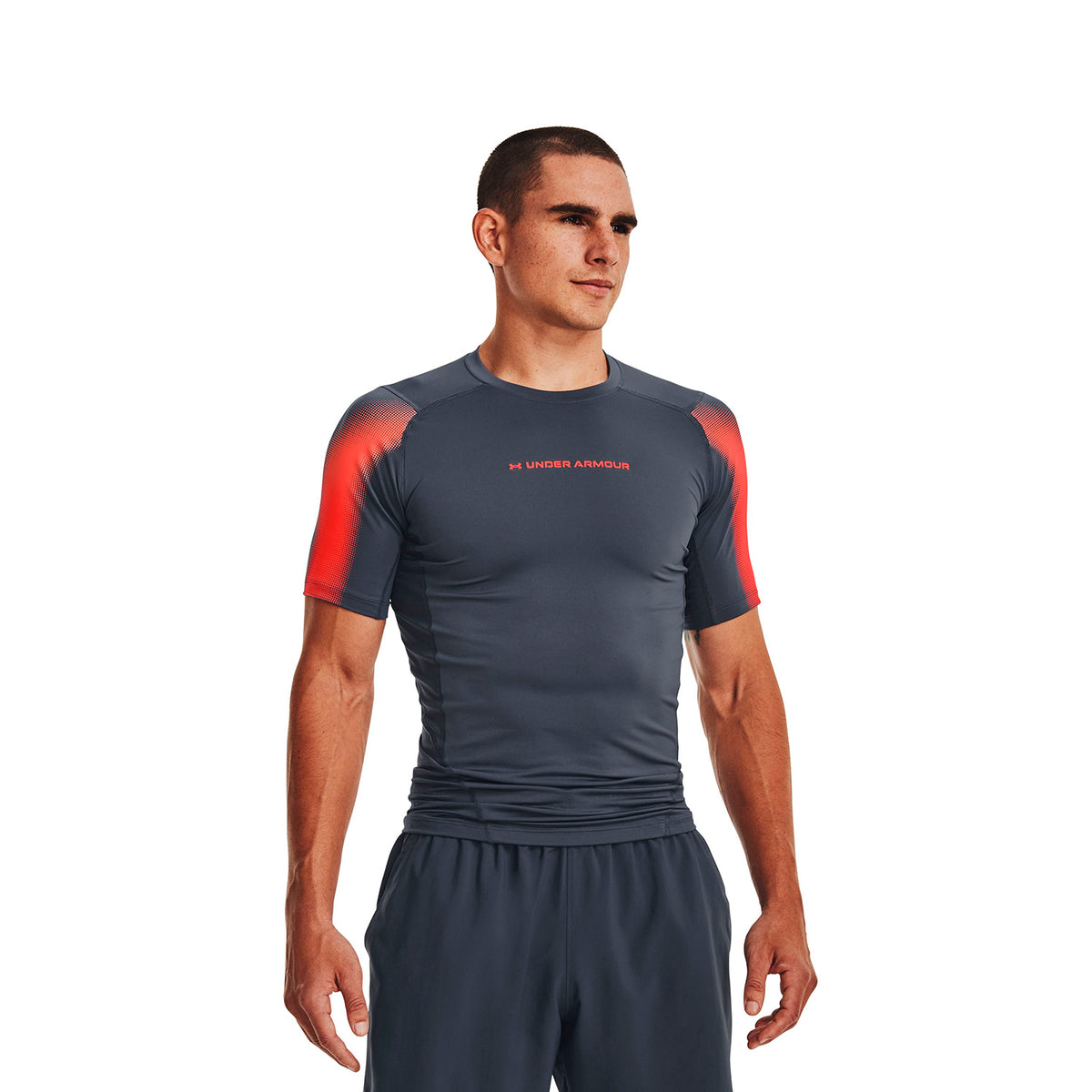 Camiseta de Compresión Fútbol Hombre Color Gris-3