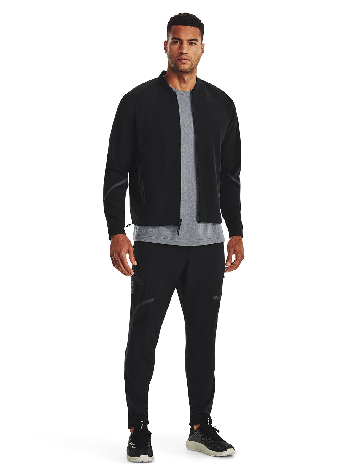 Chaqueta Training Hombre Color Negro-5
