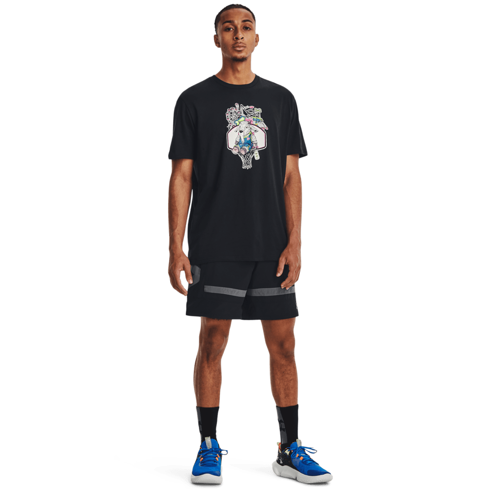 Camiseta Basketball Hombre Color Negro