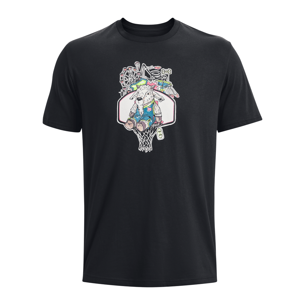 Camiseta Basketball Hombre Color Negro