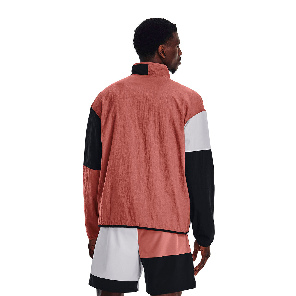 Chaqueta Basketball Hombre Color Rojo-4