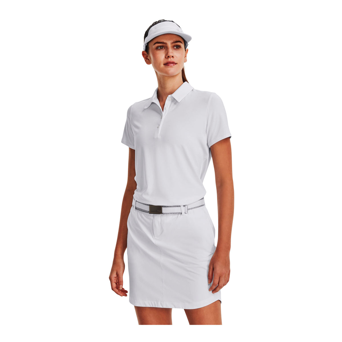 Polo Golf Mujer Color Blanco-3