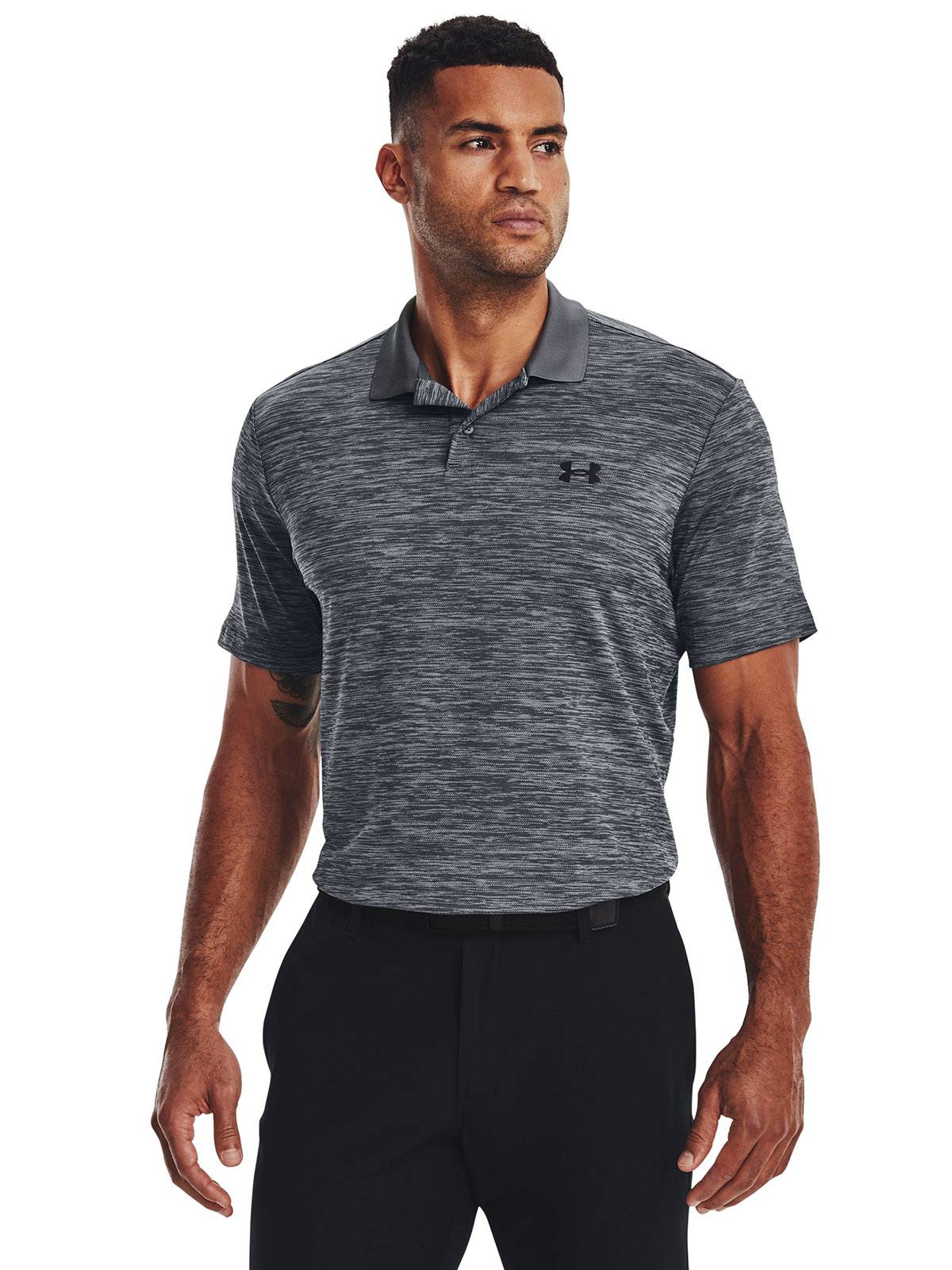 Polo Golf Hombre Color Gris-3