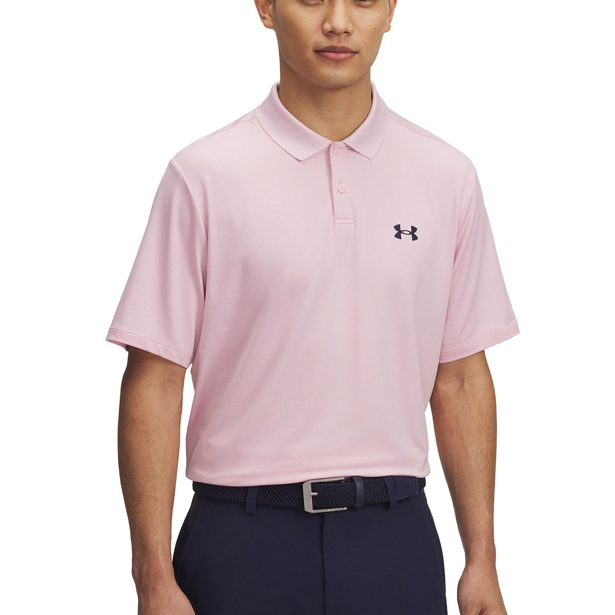 Polo Golf Hombre Color Rosado-1