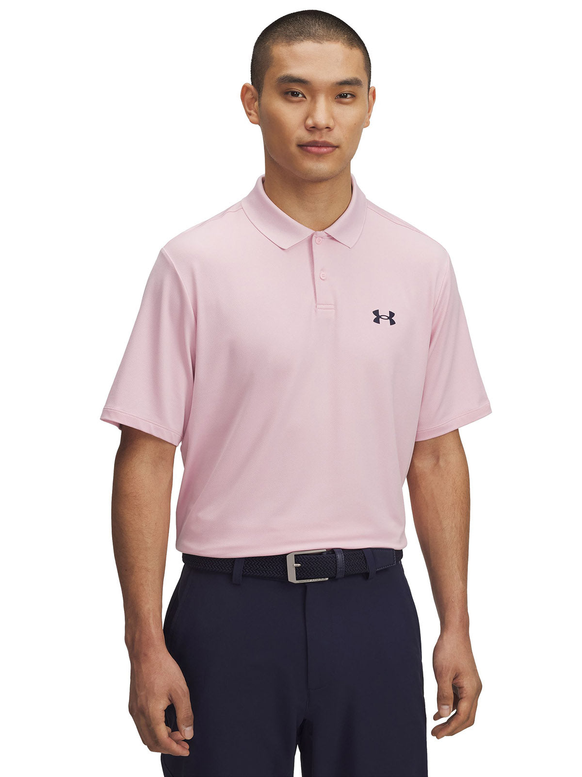 Polo Golf Hombre Color Rosado-1