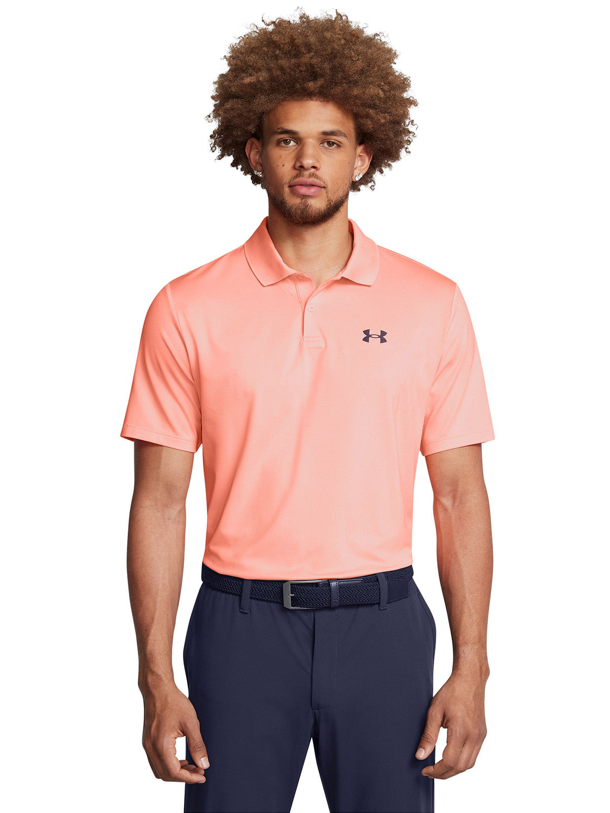 Polo Golf Hombre Color Naranja-3