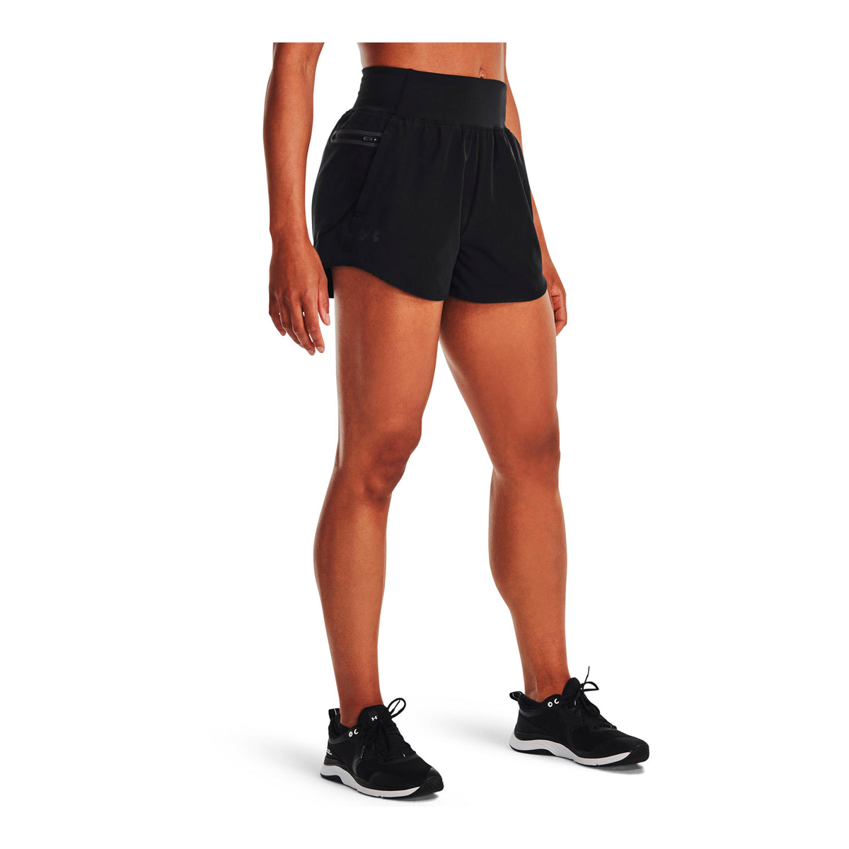 Short Fútbol Mujer Color Negro-3