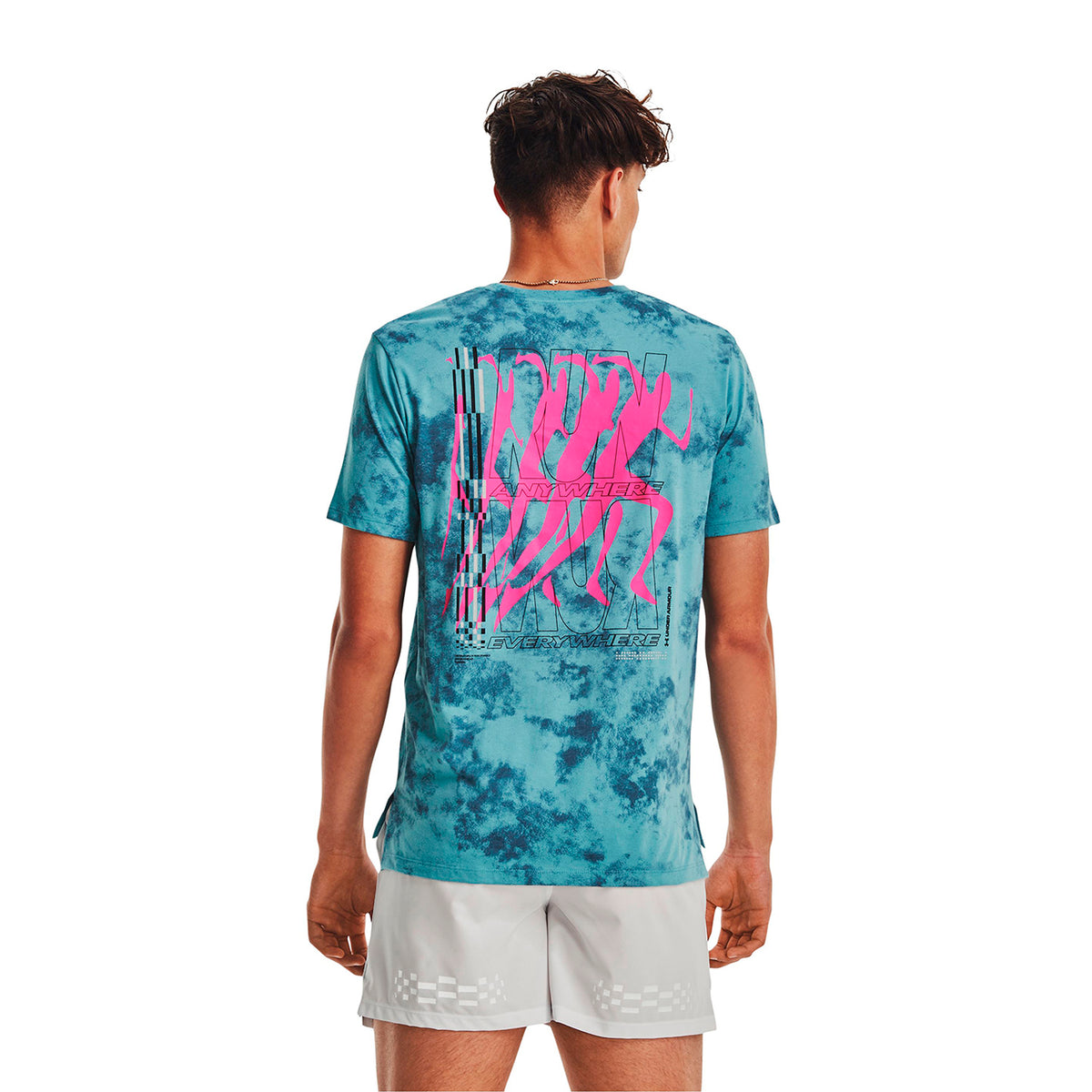 Camiseta Running Hombre Color Azul-4