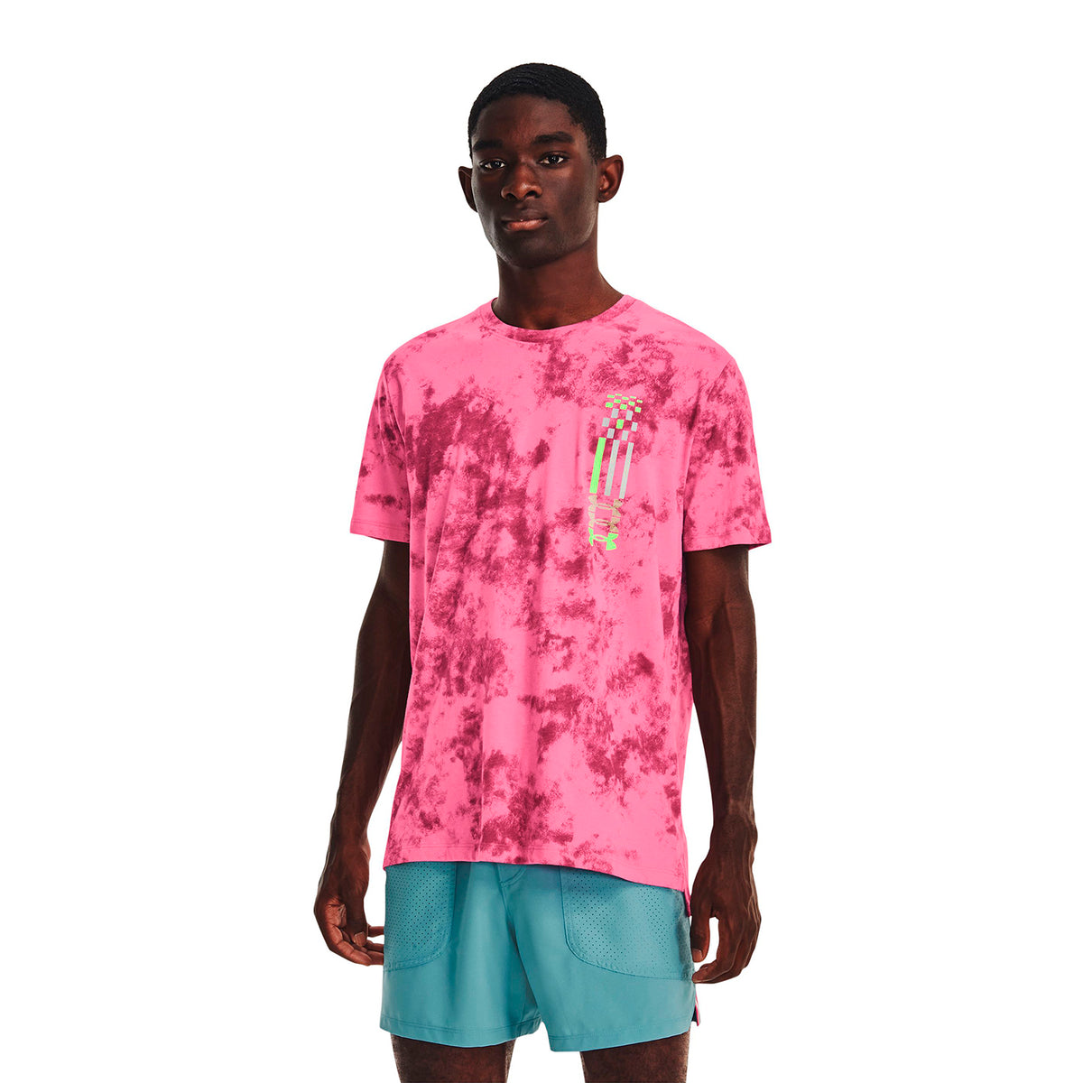 Camiseta Running Hombre Color Rosado-3