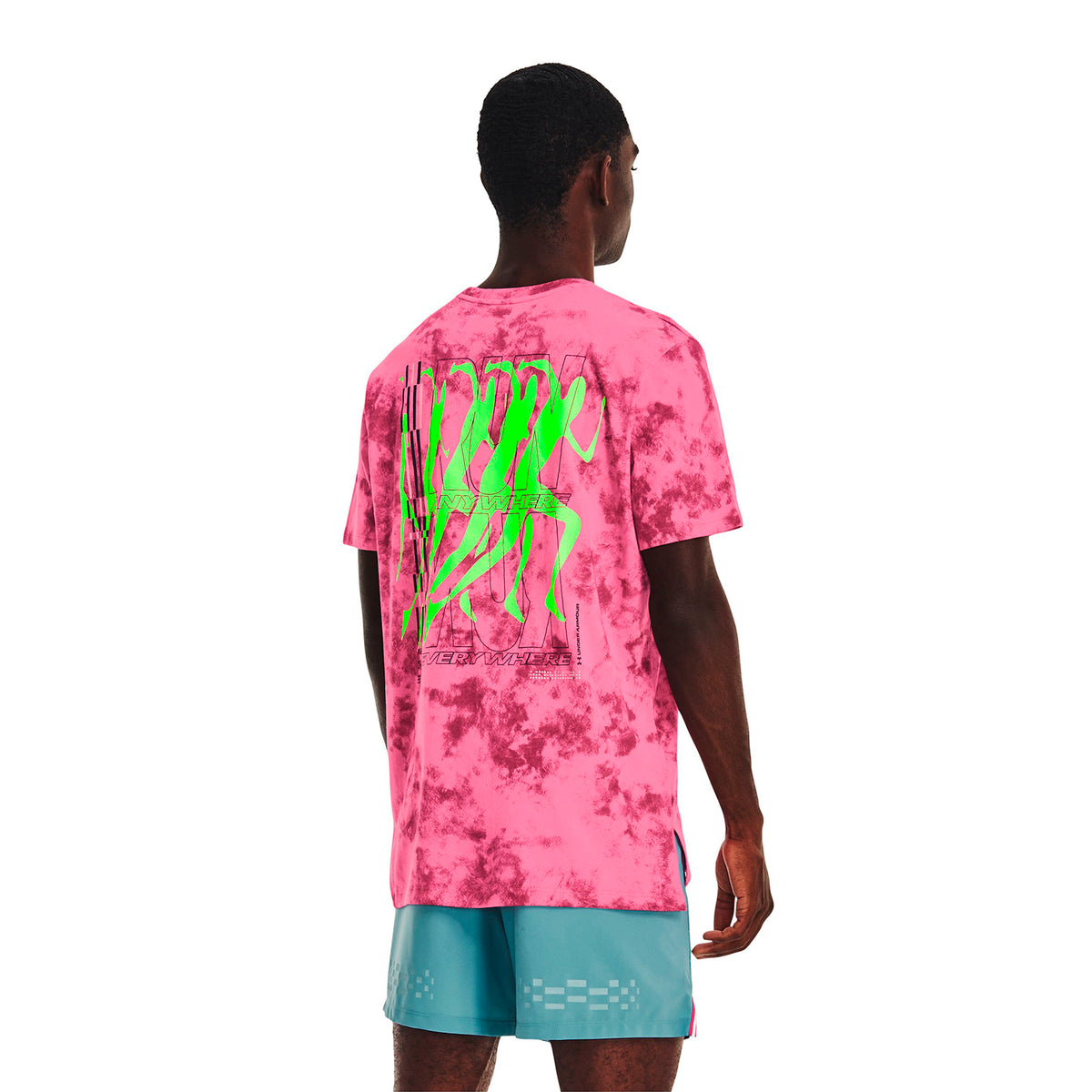 Camiseta Running Hombre Color Rosado-4